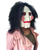 Movie Saw Chainsaw massacre Jigsaw Puppet Masks Latex Creepy Halloween SAW MOVIE BILLY MASK