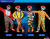 Holiday Variety Funny Clown Costumes Christmas Adult Woman Man Joker Costume Cosplay Party Dress Up Clown Clothes Suit Costume
