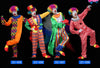 Holiday Variety Funny Clown Costumes Christmas Adult Woman Man Joker Costume Cosplay Party Dress Up Clown Clothes Suit Costume