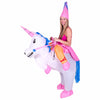 Inflatable  Unicorn Costumes Carnaval Princess Outfit Purim Party Fancy Dress Halloween Costumes for Kids Women Men Adult