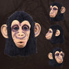 Funny  Monkey Head Latex Mask Full Face Adult Mask Halloween DELUXE CHIMP MASK