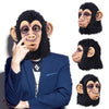 Funny  Monkey Head Latex Mask Full Face Adult Mask Halloween DELUXE CHIMP MASK
