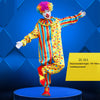 Holiday Variety Funny Clown Costumes Christmas Adult Woman Man Joker Costume Cosplay Party Dress Up Clown Clothes Suit Costume