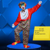 Holiday Variety Funny Clown Costumes Christmas Adult Woman Man Joker Costume Cosplay Party Dress Up Clown Clothes Suit Costume
