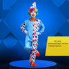 Holiday Variety Funny Clown Costumes Christmas Adult Woman Man Joker Costume Cosplay Party Dress Up Clown Clothes Suit Costume