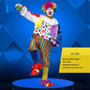 Holiday Variety Funny Clown Costumes Christmas Adult Woman Man Joker Costume Cosplay Party Dress Up Clown Clothes Suit Costume