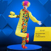 Holiday Variety Funny Clown Costumes Christmas Adult Woman Man Joker Costume Cosplay Party Dress Up Clown Clothes Suit Costume
