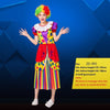 Holiday Variety Funny Clown Costumes Christmas Adult Woman Man Joker Costume Cosplay Party Dress Up Clown Clothes Suit Costume