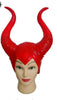 trendy Genuine latex maleficent horns adult women halloween party costume jolie cosplay headpiece hat -Free shipping