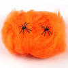 Halloween Scary Party Scene Props White Stretchy Cobweb Spider Web Horror Halloween Decoration For Bar Haunted House