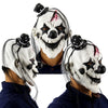 Halloween Mask Scary Clown Latex Full Face Mask Big Mouth Red Hair Nose Cosplay Horror Masquerade Adult Ghost Party For Props