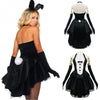 Sexy Bunny Costume Adult Tuxedo Rabbit Halloween Dress TUX AND TAILS BUNNY COSTUME