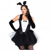 Sexy Bunny Costume Adult Tuxedo Rabbit Halloween Dress TUX AND TAILS BUNNY COSTUME