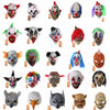 Scary Latex Horror Clown Mask Halloween Adult Costume Party Costumes Cosplay Mask  Accessory