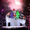 Scary Latex Horror Clown Mask Halloween Adult Costume Party Costumes Cosplay Mask  Accessory