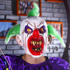 Scary Latex Horror Clown Mask Halloween Adult Costume Party Costumes Cosplay Mask  Accessory