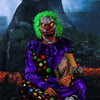 Scary Latex Horror Clown Mask Halloween Adult Costume Party Costumes Cosplay Mask  Accessory