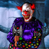 Scary Latex Horror Clown Mask Halloween Adult Costume Party Costumes Cosplay Mask  Accessory