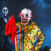 Scary Latex Horror Clown Mask Halloween Adult Costume Party Costumes Cosplay Mask  Accessory