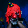 Scary Latex Horror Clown Mask Halloween Adult Costume Party Costumes Cosplay Mask  Accessory
