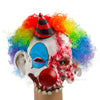 Scary Latex Horror Clown Mask Halloween Adult Costume Party Costumes Cosplay Mask  Accessory