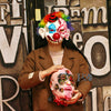 Scary Latex Horror Clown Mask Halloween Adult Costume Party Costumes Cosplay Mask  Accessory