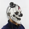 Faroot Deluxe Horrible Scary Clown Mask Adult Men Latex White Hair Halloween Clown Evil Killer Demon Clown Mask