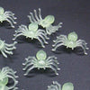 50pcs 2*1.4cm Plastic Black Spider Halloween Decoration Festival Supplies Funny Prank Toys Decoration Realistic Prop