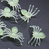 50pcs 2*1.4cm Plastic Black Spider Halloween Decoration Festival Supplies Funny Prank Toys Decoration Realistic Prop