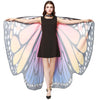 Butterfly Wings Pashmina Shawl Scarf Nymph Pixie Poncho Costume Accessory 70925
