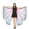 Butterfly Wings Pashmina Shawl Scarf Nymph Pixie Poncho Costume Accessory 70925