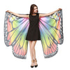 Butterfly Wings Pashmina Shawl Scarf Nymph Pixie Poncho Costume Accessory 70925