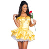 Beauty and the Beast Costumes Princess Belle Dress Stage Halloween Party Adult Women Uniform