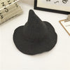 Along the sheep wool cap knitting fisherman hat qiu dong Female fashion witch pointed basin bucket hat accessories