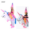 Inflatable  Unicorn Costumes Carnaval Princess Outfit Purim Party Fancy Dress Halloween Costumes for Kids Women Men Adult