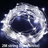 5M Led Copper Wire String Lights Romantic Wedding Fairy Light Decoration AA Battery