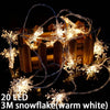 5M Led Copper Wire String Lights Romantic Wedding Fairy Light Decoration AA Battery