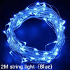 5M Led Copper Wire String Lights Romantic Wedding Fairy Light Decoration AA Battery