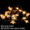 5M Led Copper Wire String Lights Romantic Wedding Fairy Light Decoration AA Battery