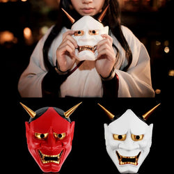 Halloween Demon Horrible Men Dance Fox Prajna Cos Mask Anime Helmet PVC Japanese Mask #87995