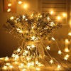 5M Led Copper Wire String Lights Romantic Wedding Fairy Light Decoration AA Battery