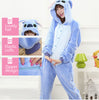 [22 Styles] Unicorn Monokuma Brown Bear Blue Shark Sloth Pajamas Pokemon Lemur Animal Kigurumi Onesies Cosplay