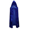 Women/Mens Cloak Velvet Hooded Cape Cosplay Costume Xmas Fancy Dress Hooides Cape Pocho