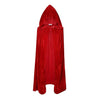 Women/Mens Cloak Velvet Hooded Cape Cosplay Costume Xmas Fancy Dress Hooides Cape Pocho