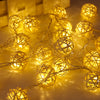 5M Led Copper Wire String Lights Romantic Wedding Fairy Light Decoration AA Battery