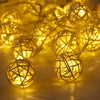 5M Led Copper Wire String Lights Romantic Wedding Fairy Light Decoration AA Battery