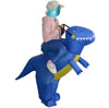kids adults cosplay halloween party jumpsuit costumes inflatable dinosaur unicorn anime fancy dress clothing for men