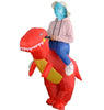 kids adults cosplay halloween party jumpsuit costumes inflatable dinosaur unicorn anime fancy dress clothing for men