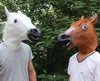 Horse Head Mask Party Essential Halloween Costume Theater  Novelty Latex Horse Mask Many Animal Costume Party Tool Mask