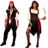 captain pirates caribbean Jack Sparrow Pirate fantasia Adult Cosplay Fancy Dress Carnival Halloween Cosplay Costume Women Men
